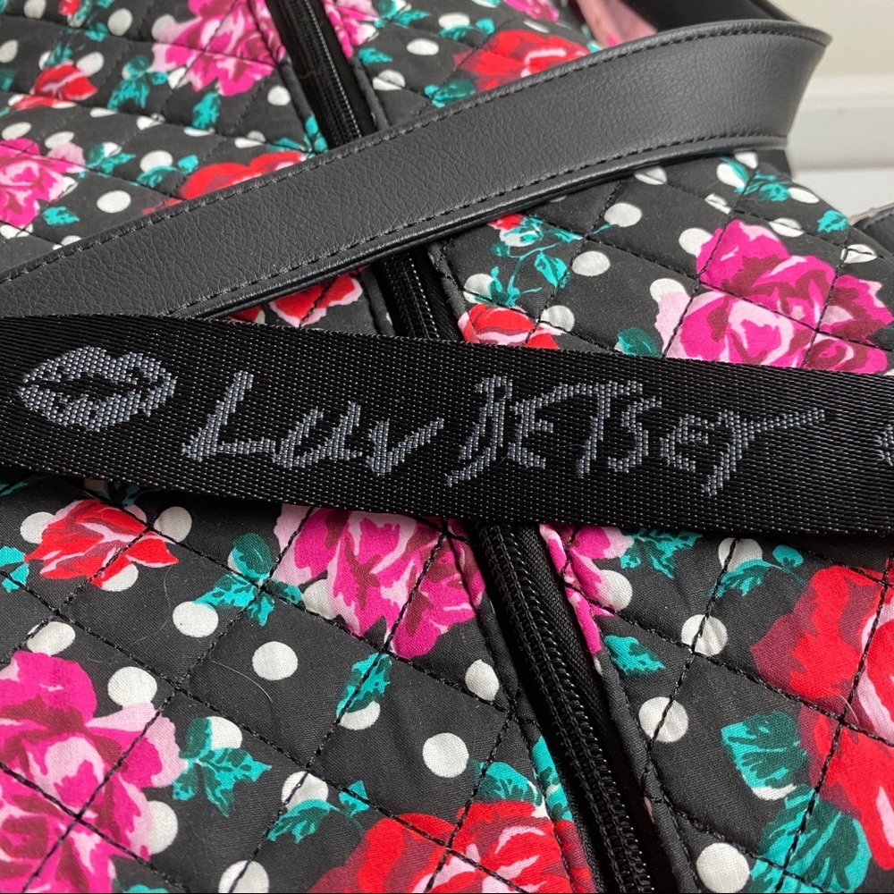 Betsey Johnson luv Betsey Rose print weekender bag - Picture 5 of 10